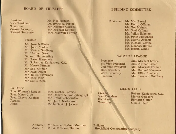Dedication Brochure