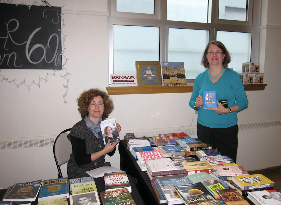 Hanukkah Fair 2013 Cynthia Guzner and Peggy Walt