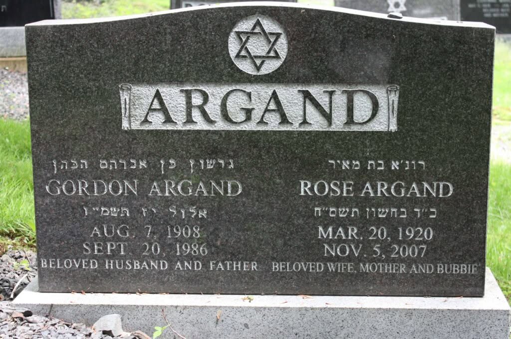 Argand, Gordon