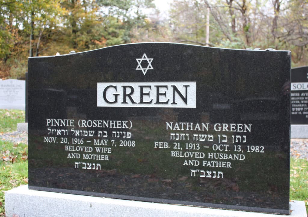 Green, Pinnie (Rosenhek)