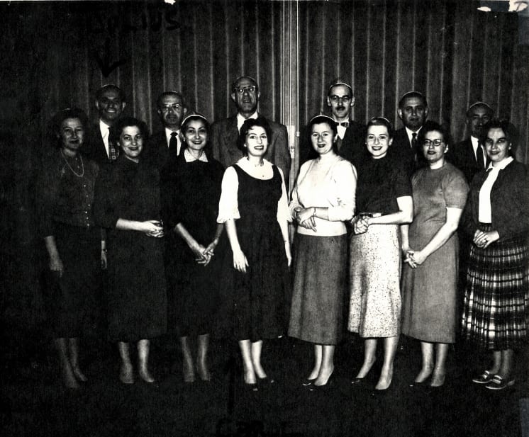 Victor Goldman, Joey Sadofsky, Dennis Perlin, Lynne Jacobson, Marlene Jokin, Nancy (Herschorn) Cieplinski, Millie (Pascal) Meretsky, Harriette (Pascal) Laing, Marc Goldberg, Martin Herschorn, George Gutfreund